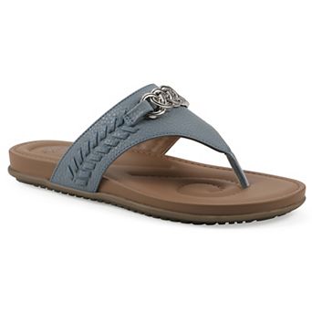 White Mountain Aladdin Women's Thong Sandals