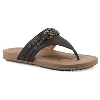 White Mountain Aladdin Women's Thong Sandals