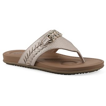 White Mountain Aladdin Women's Thong Sandals