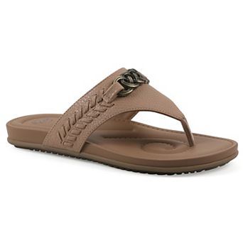 White Mountain Aladdin Women's Thong Sandals