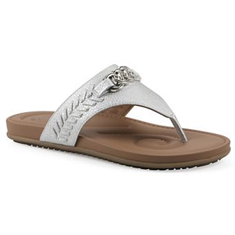 White Mountain Aladdin Women's Thong Sandals