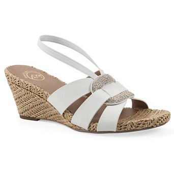 White Mountain Atavi Women's Wedge Sandals