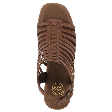 White Mountain Women's Barbea Platform Wedge Sandals