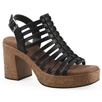 White Mountain Women's Barbea Platform Wedge Sandals