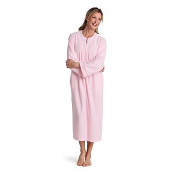 Women's Miss Elaine Essentials Brushed Back Terry Long Robe
