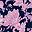 Navy Lilac Print