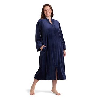 Plus Size Miss Elaine Essentials Luxe Fleece Long Robe