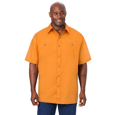 men's big and tall yellow dress shirt CCRFTGI Dress Shirts for Men Big and Tall Button Down Collared Long Sleeve Dress Shirts Dressy Casual Formal Wedding Shirts Yellow 5XL, Women's