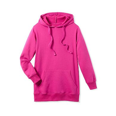 Woman Within Plus Size Fleece Hoodie Pocket Sweatshirt