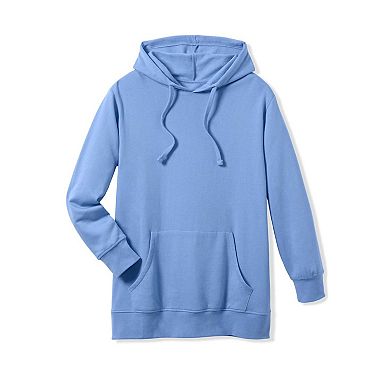 Woman Within Plus Size Fleece Hoodie Pocket Sweatshirt