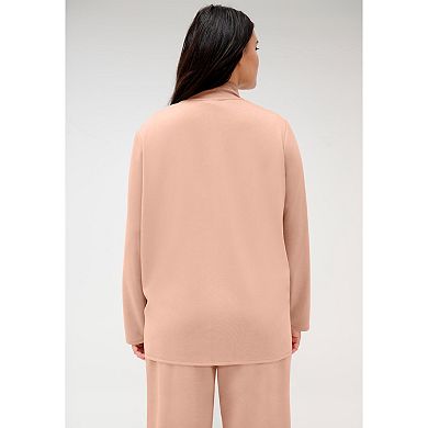 Catherines Women's Plus Size Refined Scuba Jacket