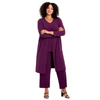 Avenue Women's Plus Size Duster Cardigan