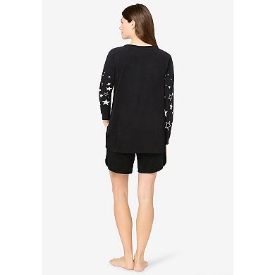 Dreams & Co. Plus Size Shorty Pajamas