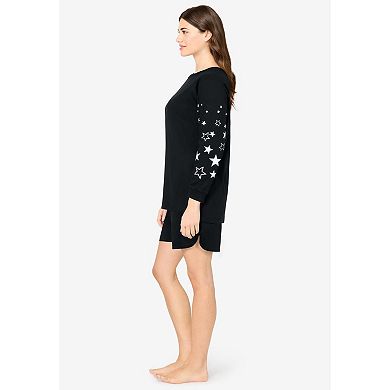 Dreams & Co. Plus Size Shorty Pajamas