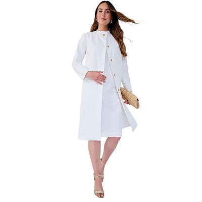 Jessica London Swing Jacket Dress - 28, White