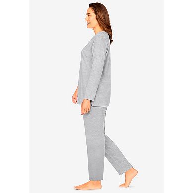 Dreams & Co. Plus Size 3-Piece Pajama Set