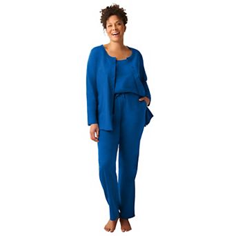 Dreams & Co. Plus Size 3 pc Pajama Set
