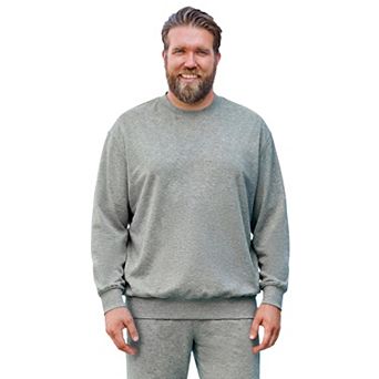 KingSize Men's Big & Tall Loungewear Long Sleeve Crewneck