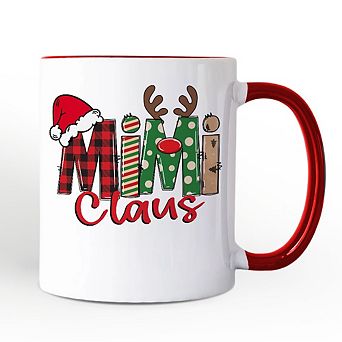Mimi Claus Retro Christmas Mug, Matching Family Holiday Gift