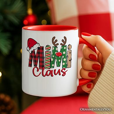 Mimi Claus Retro Christmas Mug, Matching Family Holiday Gift