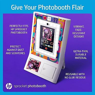 HP Decorative Stickers Frames, Custom Adhesive Frame Stickers Only for the HP Sprocket Photobooth