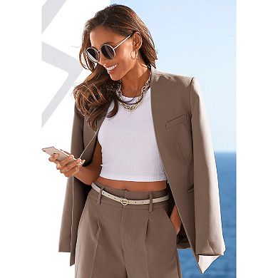 Lascana Women's Classic Lined Blazer