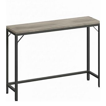 IDEALHOUSE Narrow Sofa Table with Charging Outlets