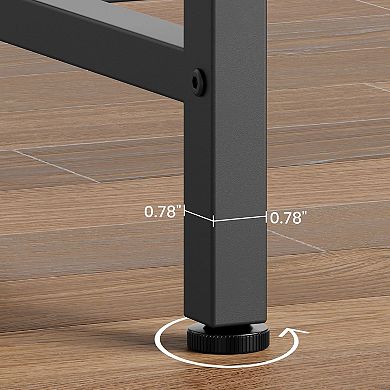 IDEALHOUSE Narrow Sofa Table with Charging Outlets