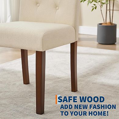 IDEALHOUSE Modern Parsons Dining Chairs Set