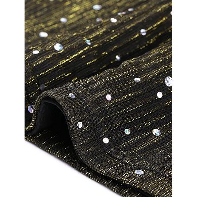 Women's Plus Size Sequin Sparkle Glitter Cami Sleeveless Gradient Camisole Tank Top