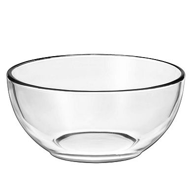 Minimalist Clear Glass Dinnerware Set for Daily Meals and Hosting - Set of 12