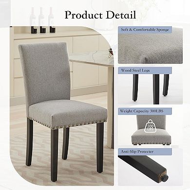 IDEALHOUSE Modern Parsons Dining Chairs Set