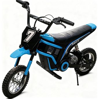 24V 350W Kids Electric Dirt Bike for Ages 8-12, 3-Speed, Up to 14.3MPH, Off-Road Motorcycle