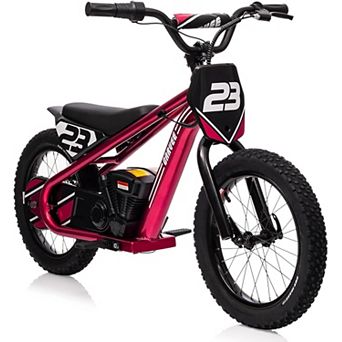 Kids Electric Dirt Bike, 250W, 24V Detachable Battery, 15.53MPH, 16" Off-Road Tires for Ages 6-12