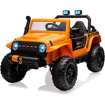 24V Kids' Electric Truck,2-Seater, 4x45W 4WD/2WD, Remote Control, LED & Music