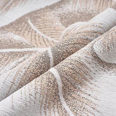 Pack of 2 Throw Pillow Covers Leaf Pattern Decorative Pillow Cases for Bedroom 18X18 Inch