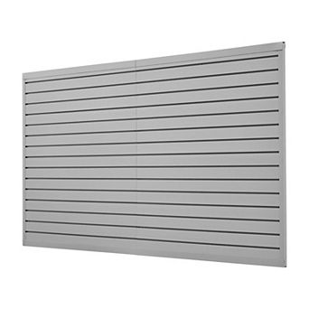 Slat Wall Storage Panels for Garage and Workshop Organization, PVC