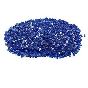 Crushed Tempered Fire Glass Heat-Safe Reflective Stones for Outdoor Fire Bowls