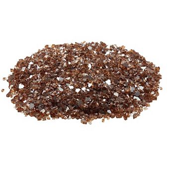Crushed Tempered Fire Glass Heat-Safe Reflective Stones for Outdoor Fire Bowls