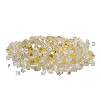 Crushed Tempered Fire Glass Heat-Safe Reflective Stones for Outdoor Fire Bowls