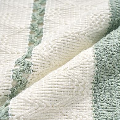 Pack of 2 Striped Throw Pillow Covers Woven Decorative Pillow Case for Sofa Bedroom Couch Car