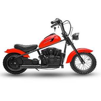 24V Kids Electric Motorcycle, 250W, 14MPH, 60 Min Ride with Lights, Music & Fog Effect