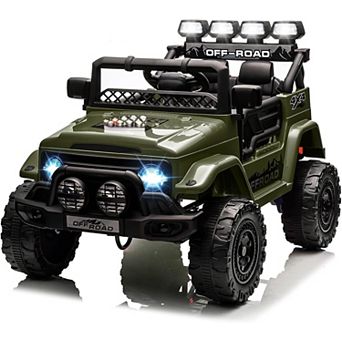 12V Kids Electric Ride-On Truck with Remote, Music & Story