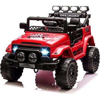 12V Kids Electric Ride-On Truck with Remote, Music & Story
