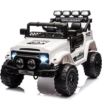 12V Kids Electric Ride-On Truck with Remote, Music & Story