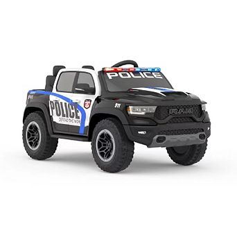 12V Licensed RAM Electric Ride-On Car for Kids w/ Remote Control & Spring Suspension