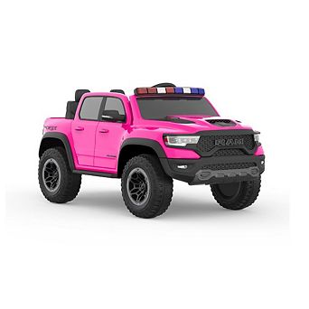 12V Licensed RAM Electric Ride-On Car for Kids w/ Remote Control & Spring Suspension