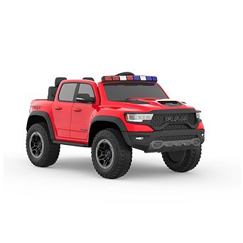 12V Licensed RAM Electric Ride-On Car for Kids w/ Remote Control & Spring Suspension