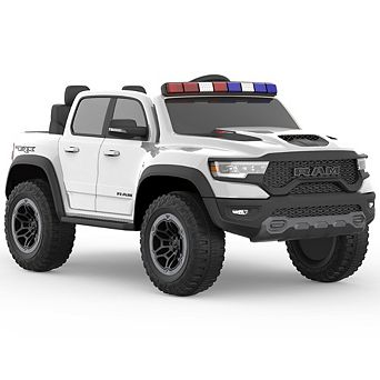 12V Licensed RAM Electric Ride-On Car for Kids w/ Remote Control & Spring Suspension