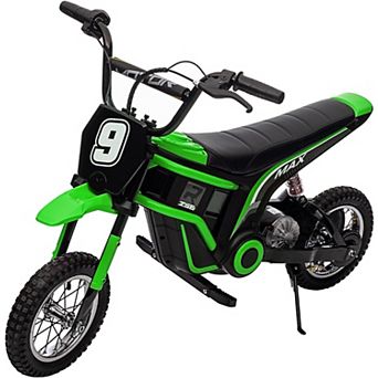 24V 350W Kids Dirt Bike,3 Speeds, 14.3MPH, Shockproof Off-Road, Ages 8-12